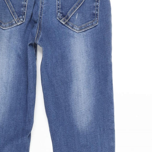 NEXT Girls Blue Cotton Jegging Jeans Size 11 Years L25 in Regular