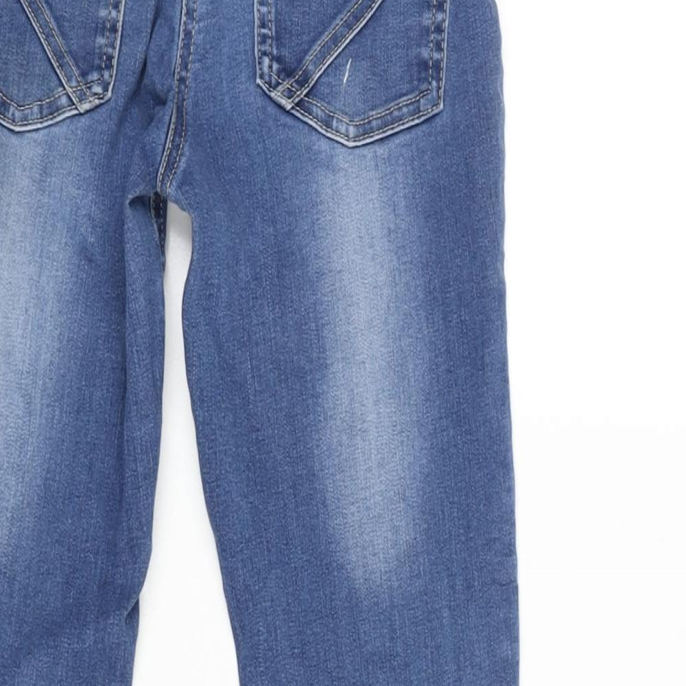 NEXT Girls Blue Cotton Jegging Jeans Size 11 Years L25 in Regular