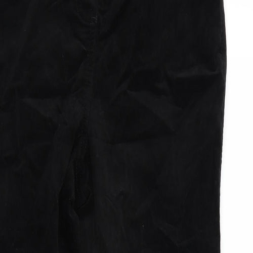 M&Co Womens Black Cotton Jegging Trousers Size 12 L29 in Regular