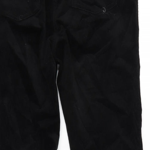 M&Co Womens Black Cotton Jegging Trousers Size 12 L29 in Regular