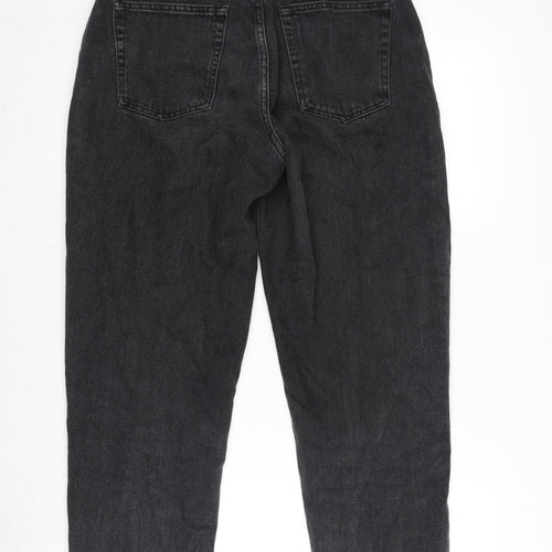 Reclaimed Vintage Womens Grey Cotton Blend Straight Jeans Size 26 in L27 in Regular Zip