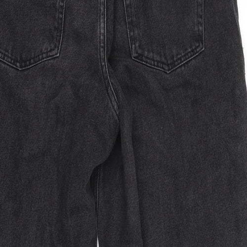 Reclaimed Vintage Womens Grey Cotton Blend Straight Jeans Size 26 in L27 in Regular Zip