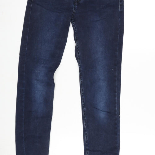 Levi's Womens Black Cotton Blend Skinny Jeans Size 26 in L32 in Regular Zip - 710 Levi's