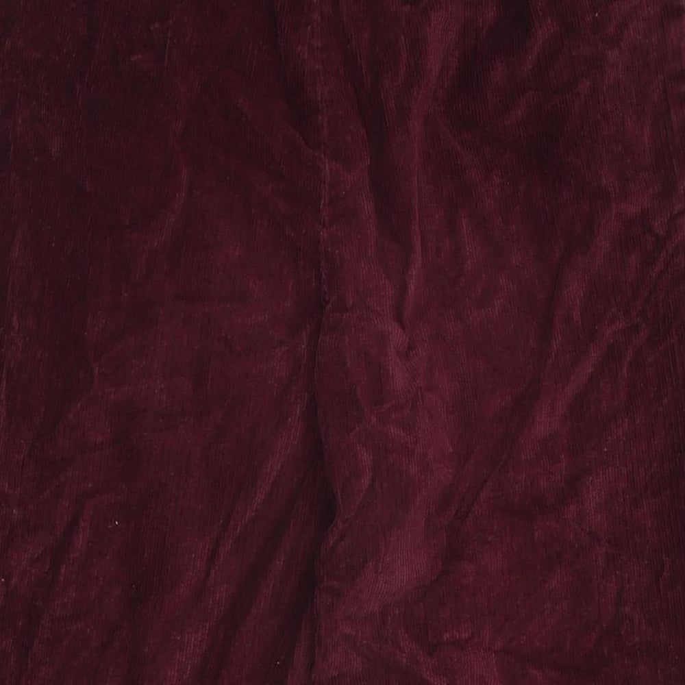 Paul seperates Womens Purple Cotton Trousers Size 28 in L28 in Regular Zip