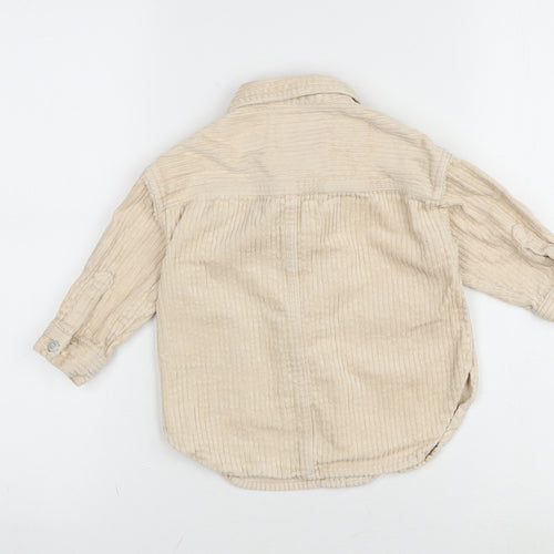 Zara Baby Ivory Jacket Size 12-18 Months Snap