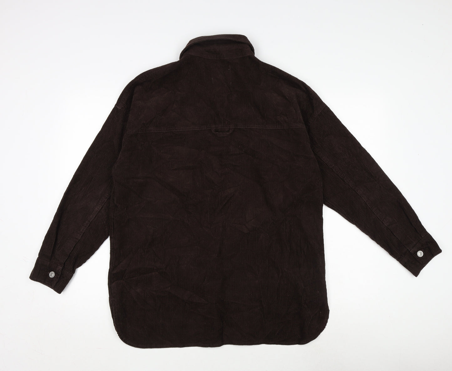 Denim & Co. Womens Brown Jacket Size S Button