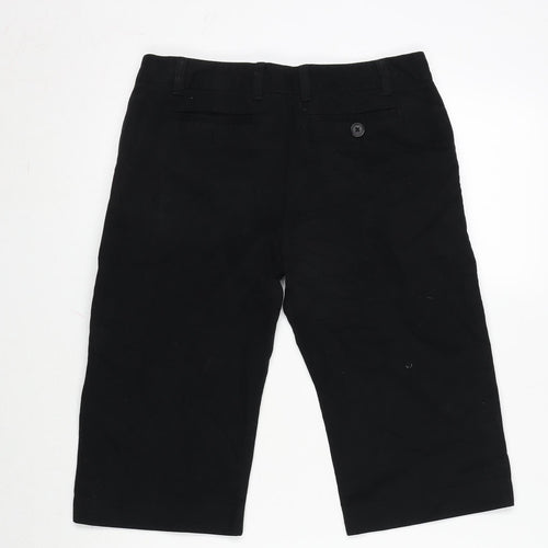 Gap Womens Black Cotton Bermuda Shorts Size 30 in L14 in Regular Zip
