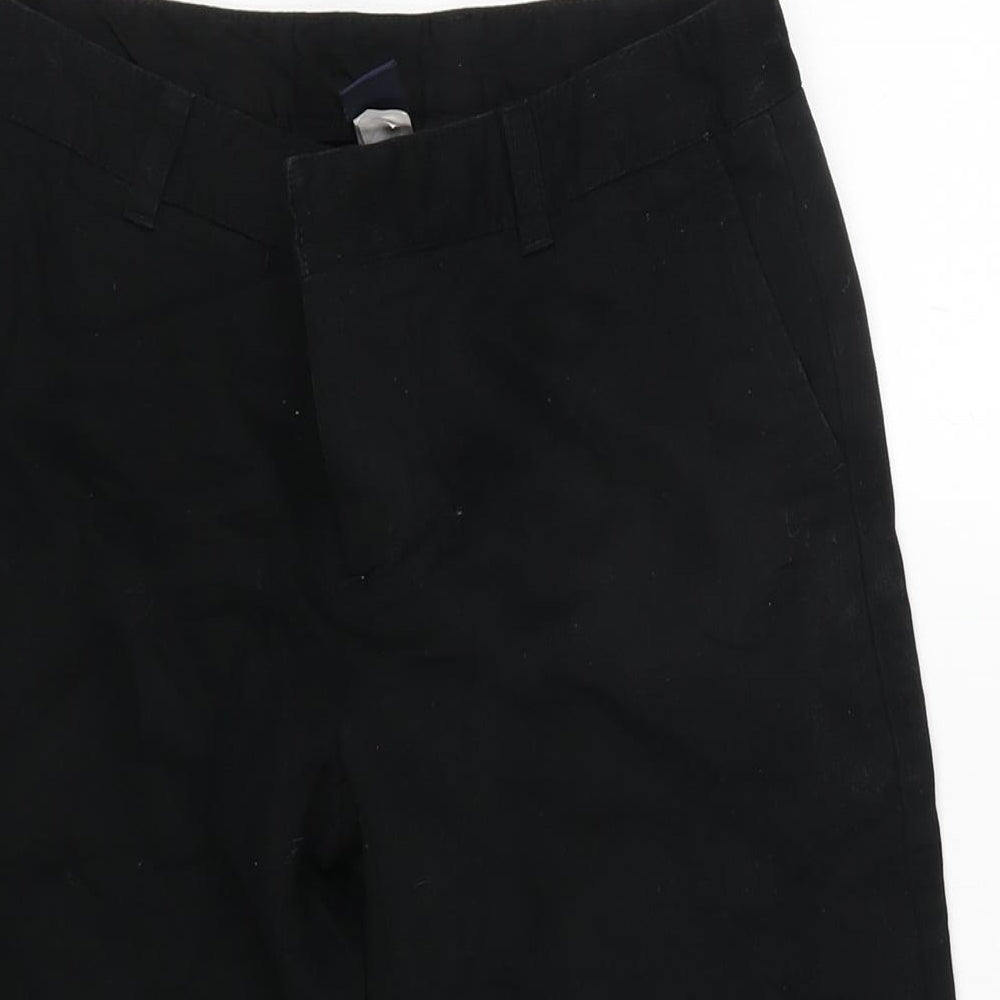 Gap Womens Black Cotton Bermuda Shorts Size 30 in L14 in Regular Zip