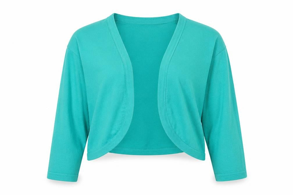 Lands' End Womens Blue V-Neck Cotton Cape Jumper Size L