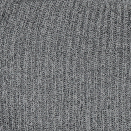 H&M Womens Grey Round Neck Acrylic Pullover Jumper Size S
