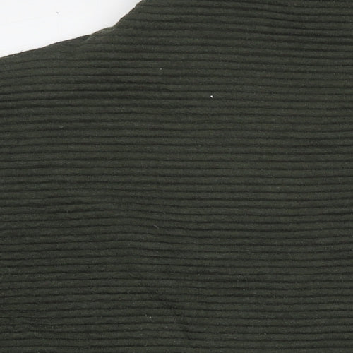New Look Womens Green Polyester Pullover Sweatshirt Size 14 Pullover - Ribbed