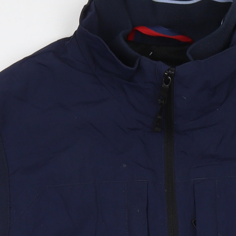 Blue Harbour Mens Blue Gilet Waistcoat Size L Zip