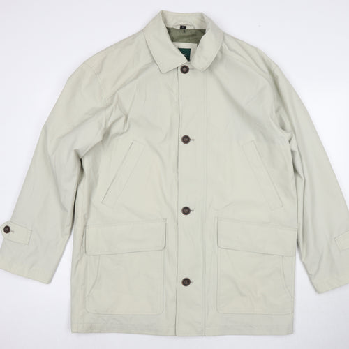 Dannimac Mens Beige Bomber Jacket Jacket Size M Zip