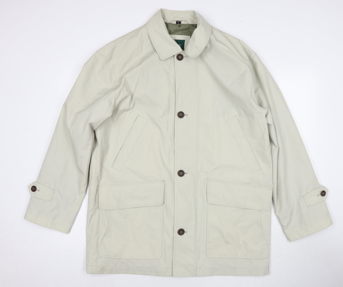 Dannimac Mens Beige Bomber Jacket Jacket Size M Zip