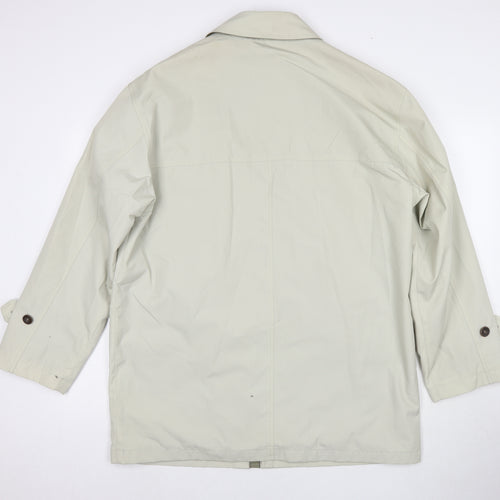 Dannimac Mens Beige Bomber Jacket Jacket Size M Zip