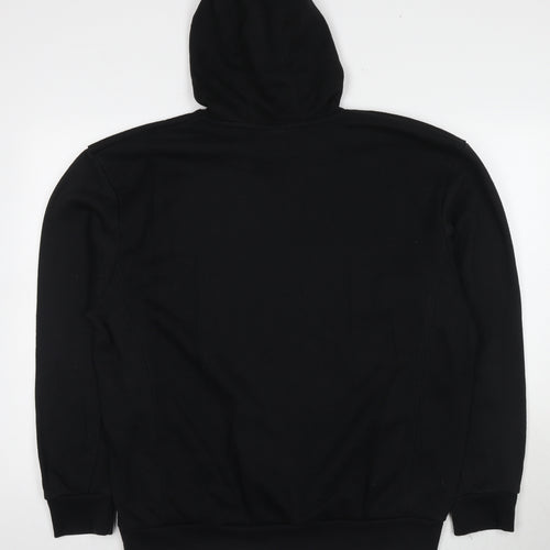 Slazenger Mens Black Polyester Pullover Hoodie Size XL