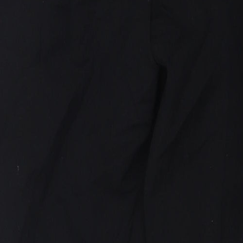 NEXT Womens Black Polyester Trousers Size 6 L27 in Regular Zip