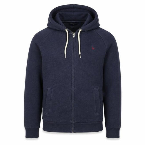 Jack Wills Mens Blue Cotton Full Zip Hoodie Size S