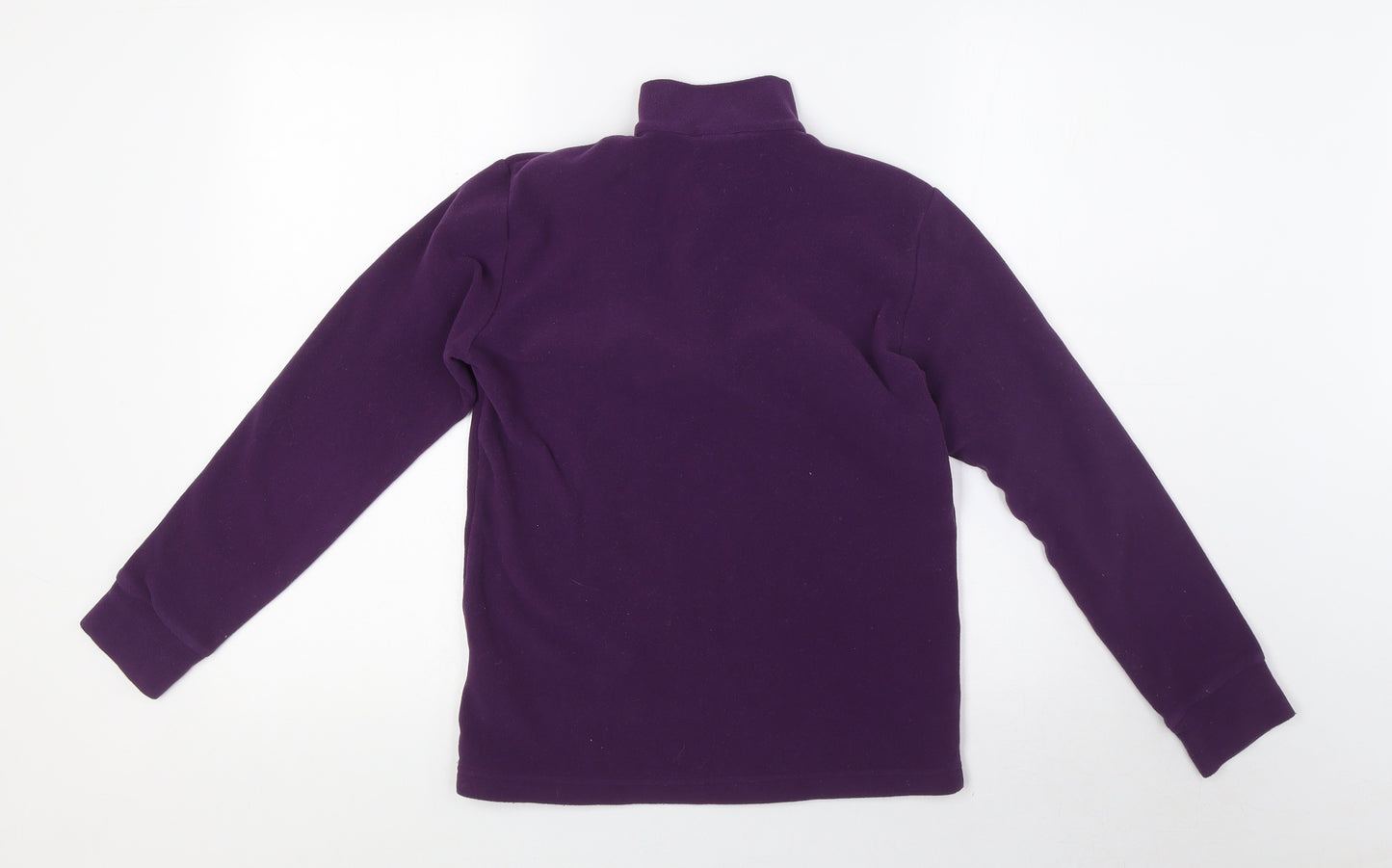 Odlo Girls Purple Polyester Pullover Sweatshirt Size 12 Years Zip