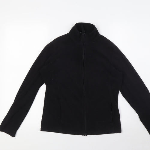 Marks and Spencer Womens Black Jacket Coatigan Size 8 Zip
