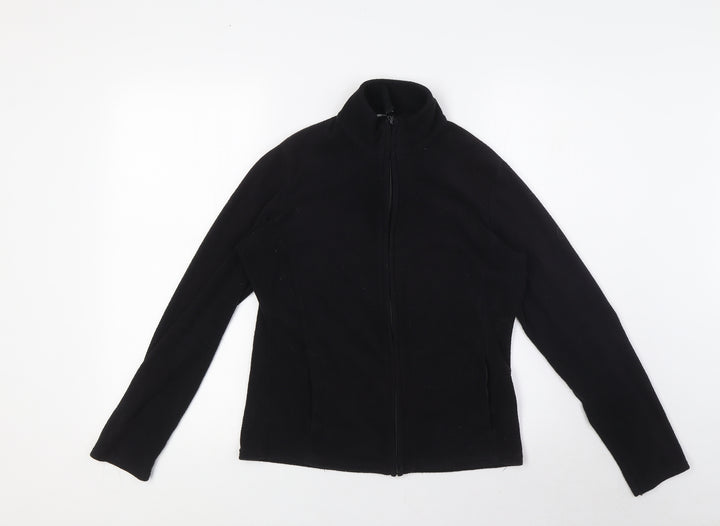 Marks and Spencer Womens Black Jacket Coatigan Size 8 Zip