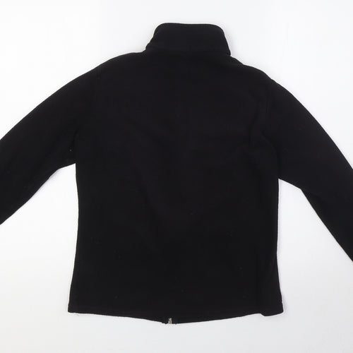 Marks and Spencer Womens Black Jacket Coatigan Size 8 Zip