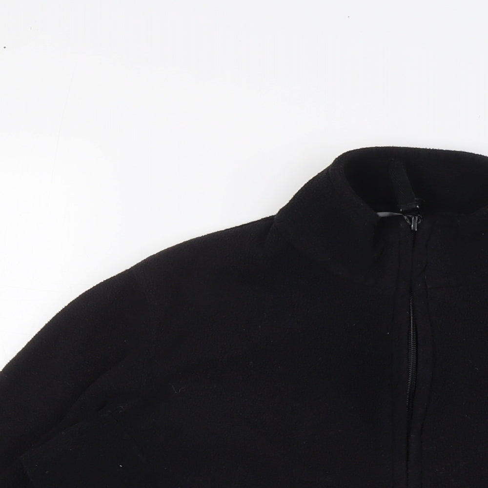 Marks and Spencer Womens Black Jacket Coatigan Size 8 Zip