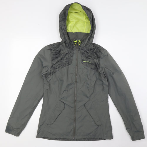 Quechua Womens Green Jacket Size XS Zip