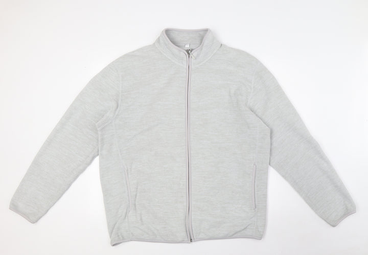 Uniqlo Mens Grey Jacket Size XL Zip