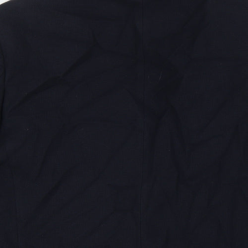 Blue Harbour Mens Blue Cotton Jacket Sport Coat Size 42 Regular