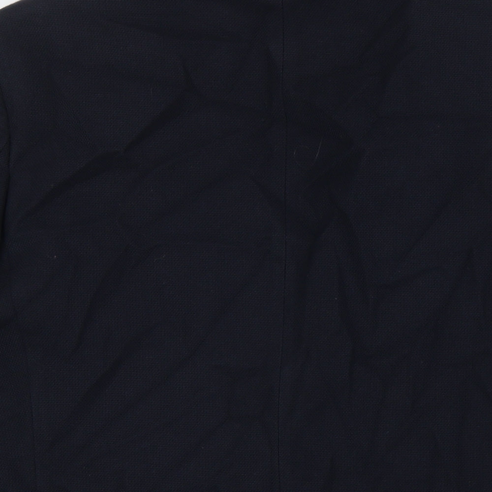 Blue Harbour Mens Blue Cotton Jacket Sport Coat Size 42 Regular