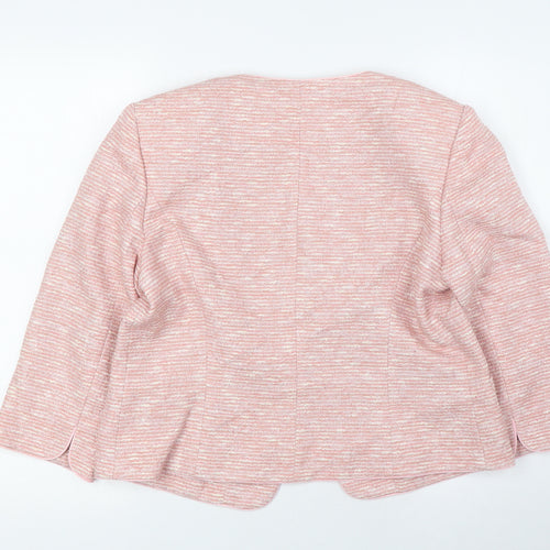Minuet Petite Womens Pink Jacket Size 12