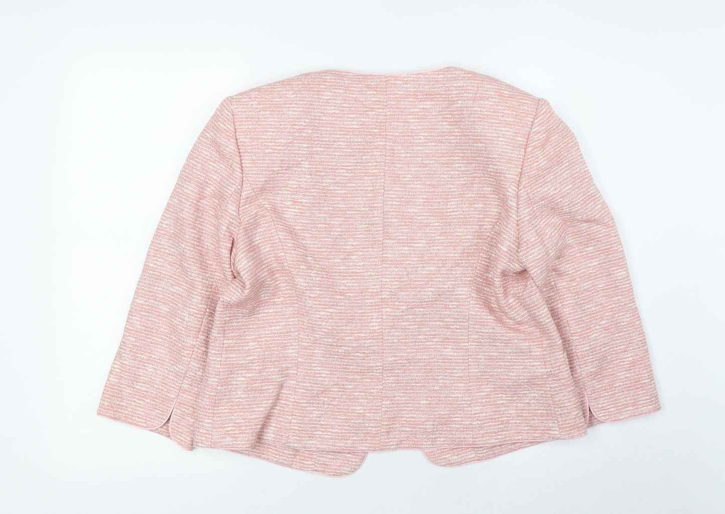 Minuet Petite Womens Pink Jacket Size 12