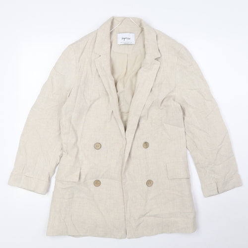 Stradivarius Womens Beige Jacket Size S - No Closure