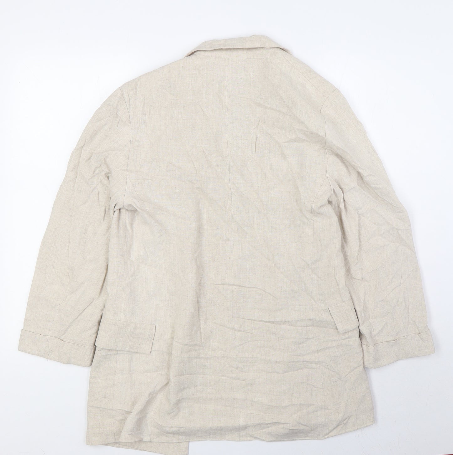 Stradivarius Womens Beige Jacket Size S - No Closure