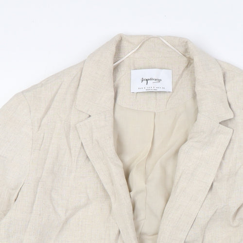 Stradivarius Womens Beige Jacket Size S - No Closure