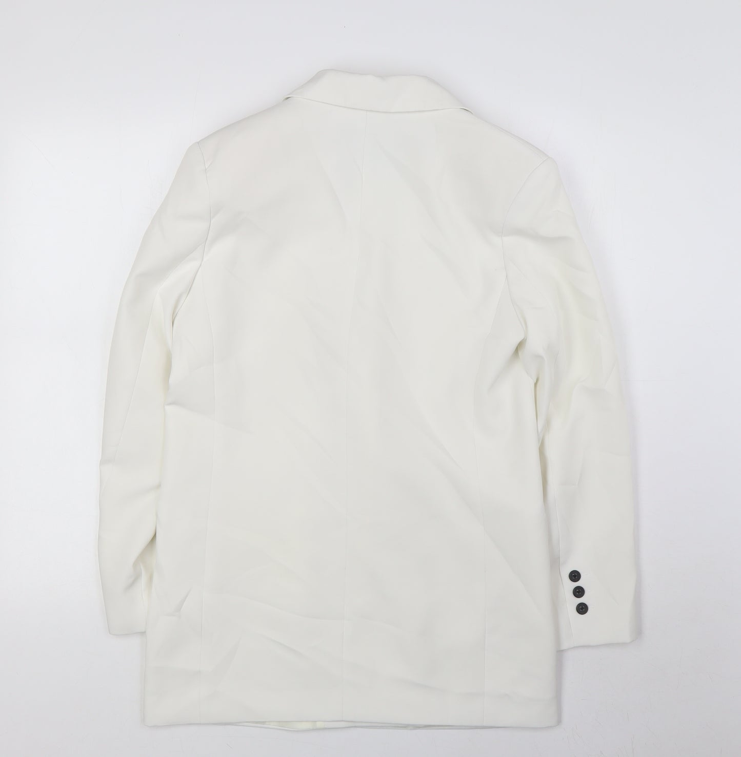 Stradivarius Womens Ivory Jacket Blazer Size XS Button