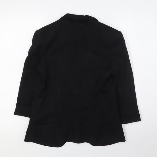 Quiz Womens Black Jacket Size 8 - No Clouser