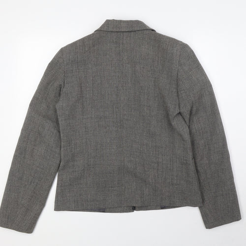 Zara Womens Grey Jacket Size 10 Zip