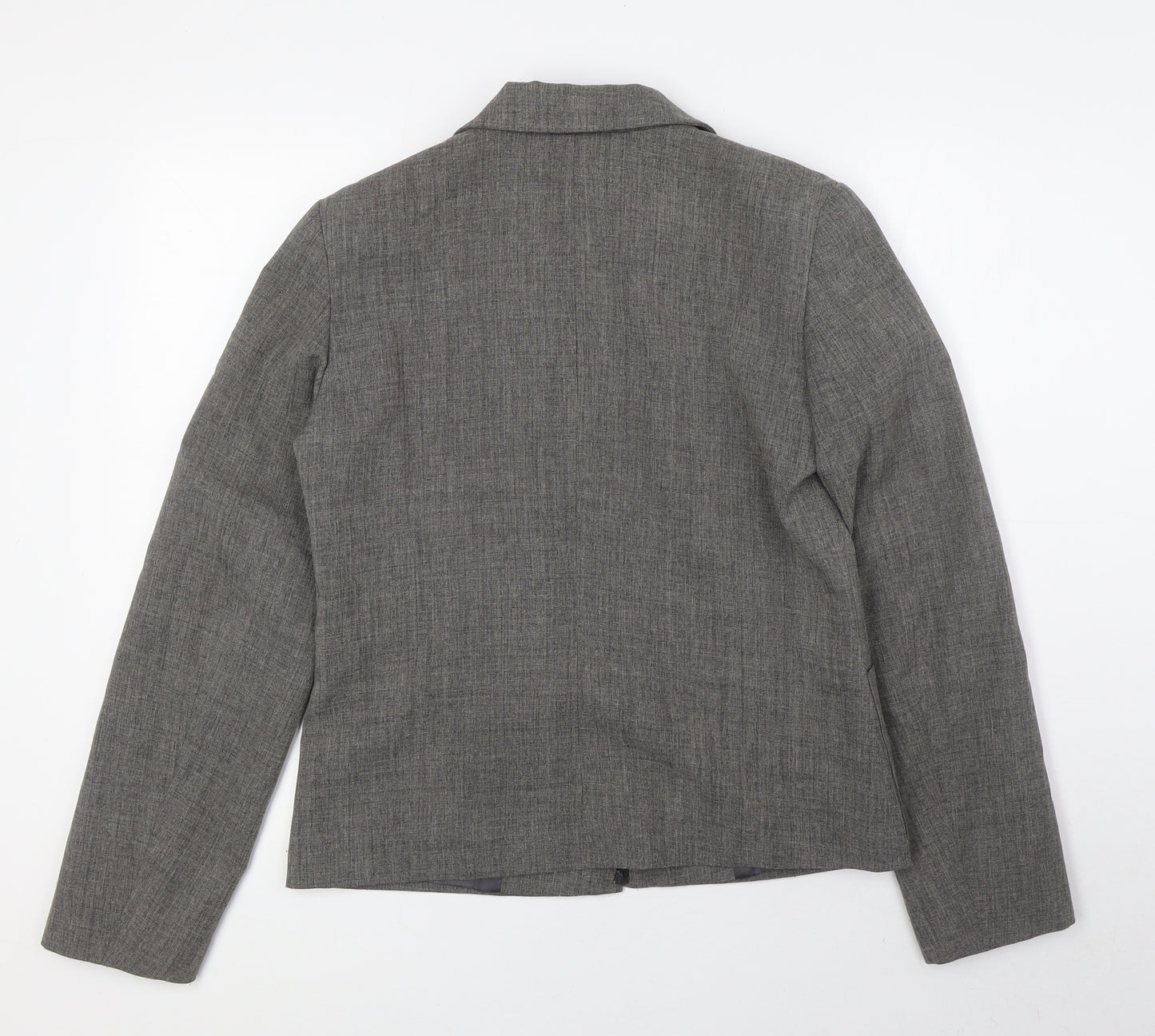 Zara Womens Grey Jacket Size 10 Zip
