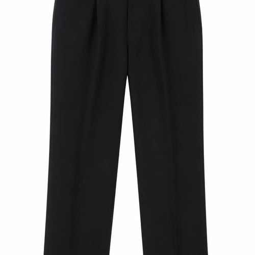 Daniel Grahame Mens Black Polyester Trousers Size 42 in L30 in Regular Zip - Tuxedo
