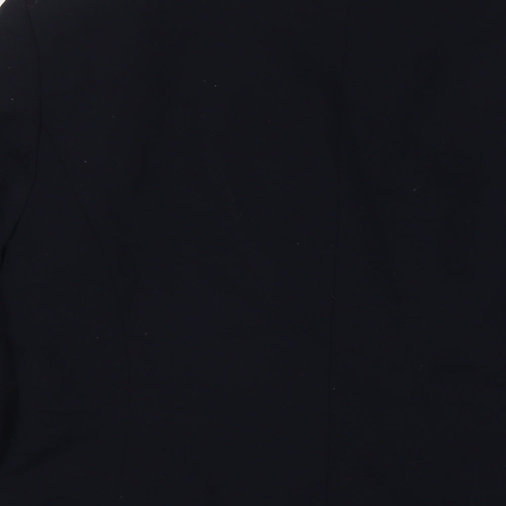 BHS Womens Black Jacket Blazer Size 16 Button