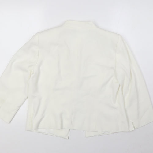 Roman Womens Ivory Jacket Size 14 - Bolero