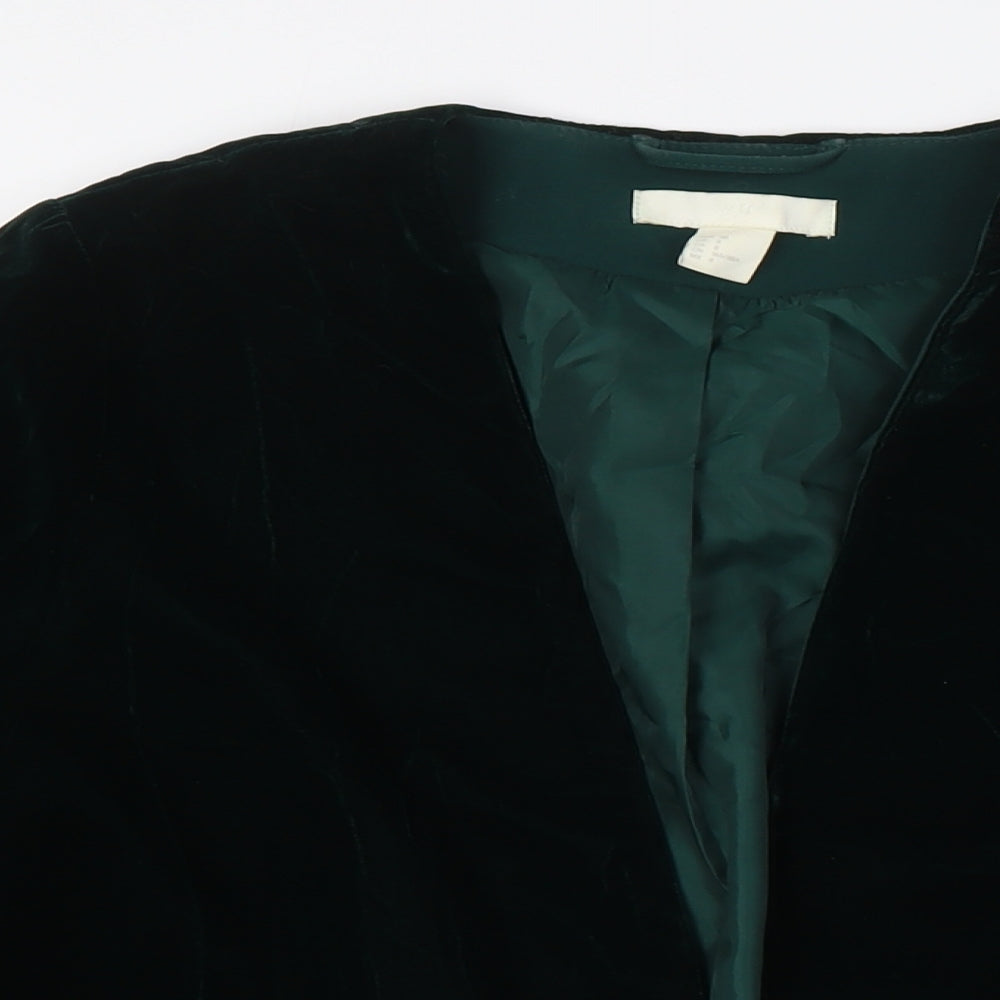 H&M Womens Green Kimono Jacket Size 10