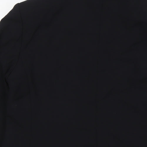 Marks and Spencer Womens Black Jacket Size 10 Button