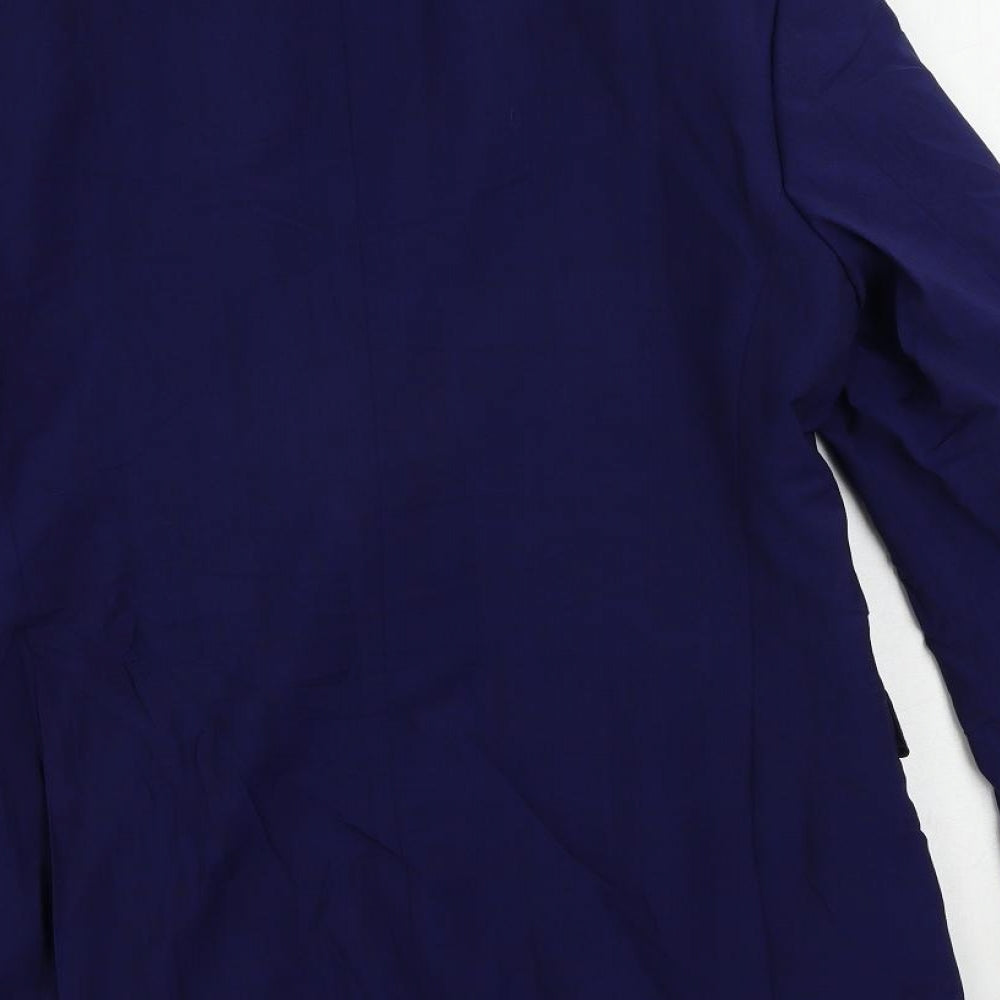 Marks and Spencer Mens Blue Wool Jacket Suit Jacket Size 38 Regular