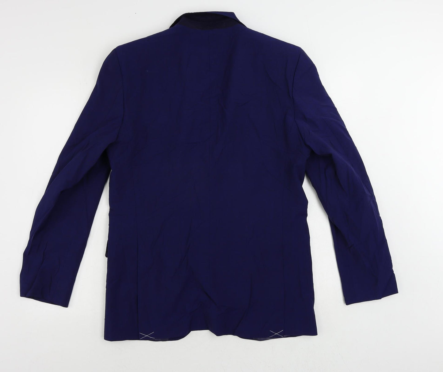 Marks and Spencer Mens Blue Wool Jacket Suit Jacket Size 38 Regular
