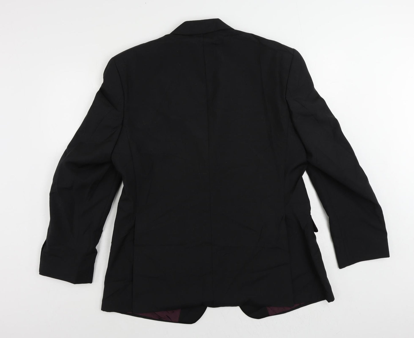 Skopes Mens Black Polyester Tuxedo Suit Jacket Size 42 Regular