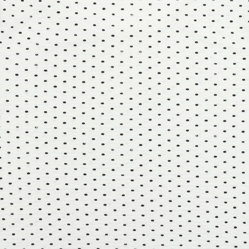 Profile Womens White Polka Dot Polyester Basic T-Shirt Size 14 Round Neck