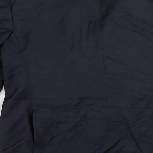 Autograph Mens Blue Polyamide Jacket Suit Jacket Size 44 Regular